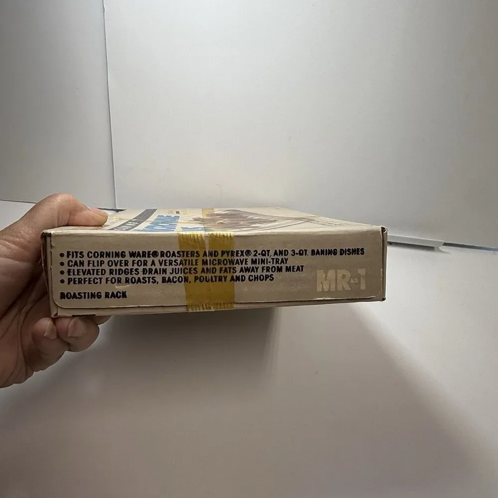 Vintage Corning Microwave Plus Roasting Rack MR-1in Sealed Package
